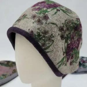 [애슬릿] 겨울 비니 중년 여성 엄마 할머니 얇은 모자 실내 국산