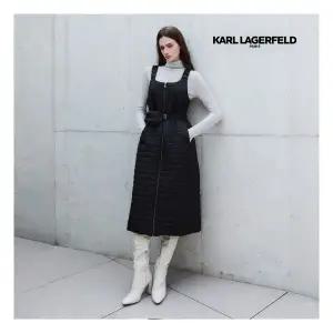 칼라거펠트 25FW 퀼팅 구스다운 패딩 원피스 304500