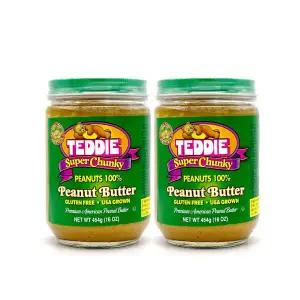 [소비기한임박 (∼4/1)] 테디 100% 땅콩버터 2병