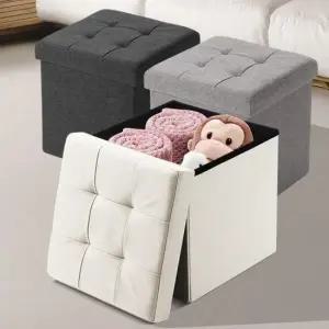 스툴 중 수납의자 스톨 패브릭 풋스툴 사각 미니 낮은 스툴의자 낮은의자 보조의자 스톨