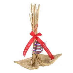 국산 고급 복조리 한쌍 대형 ( 복주머니 복조리개 개업 집들이 설날 명절 행운 새해 선물 )