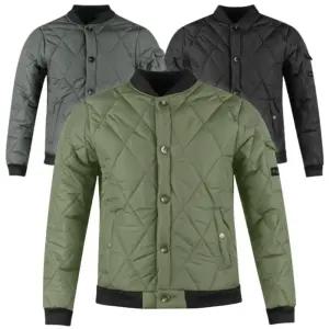 베이직 퀼팅 데일리 남성 패딩 블루종 점퍼 중년남자 파3 아우터 시즌