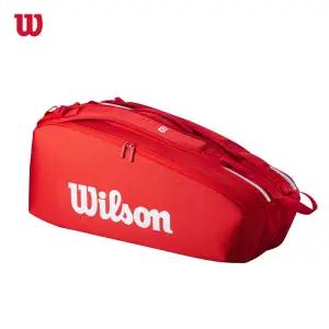 2025 윌슨 슈퍼투어 레드 6PK 테니스가방 WR8036801001