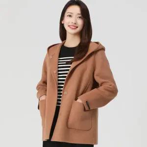 [PAT]캐시미어 후디드 핸드메이드 자켓 1K81203_DG