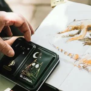 쉬민케 호라담 수채 스페셜에디션 “Feliz Scheinberger” 1/2 pans 12색세트