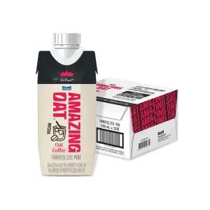 [소비기한 임박] 어메이징오트 커피 330ml, 12개