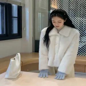 [연말룩？] 에블린 카라 퍼자켓