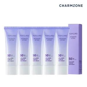 참존 탑클래스 어드밴스드 리프팅 톤업 선크림 SPF 50+ PA++++ 5개