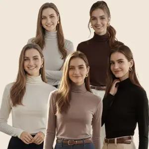 제이셀라 코튼모달 소프트 반목폴라 5종세트