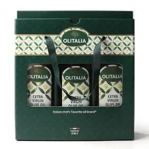 [글로벌푸드][1/28(수)순차출고]올리타리아 엑스트라버진 올리브오일 선물세트 500ml x 3