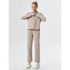 [하프클럽/자주]베이지 여 코지 파자마 세트 J214401002