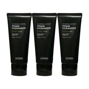 보닌 오일 컨트롤 앤 수딩 폼클렌저 100ml 3개