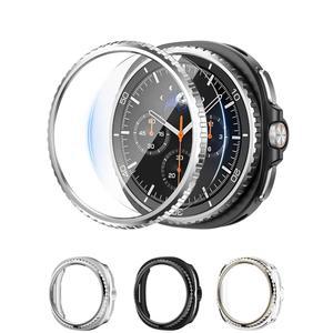 갤럭시 워치 8 클래식 46mm 보호 하드 PC 범퍼 쉘 커버 갤럭시 워치8 클래식 보호용 베젤 링 케이스