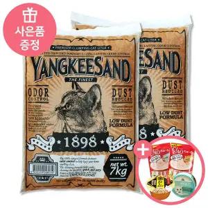 [양키샌드] 1898 오리지널 고양이모래 (AK260) 7kg*2개
