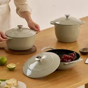 프렘 트러스트 라이트 그레이 무쇠냄비 (22cm미니웍 / 20cm아이언팟 / 18cm라이스팟)