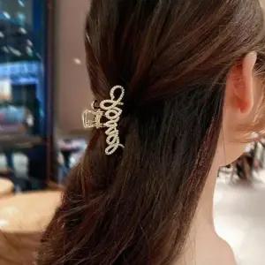 스펠링 미니 집게핀 단발집게핀 반묶음 반머리 헤어집게 작은집게핀 진주 헤어핀