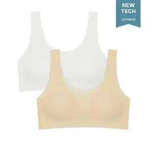 수아팜 주니어 2단계 에어 심리스 브라 2매