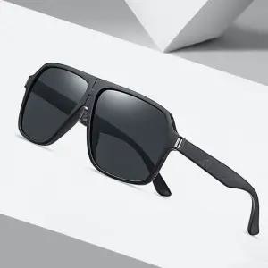 남성 빅사이즈 편광 가벼운 경량 선글라스 블랙스모크