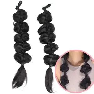 땋은 머리 가발 부분가발 밴드가발 피스 패션가발