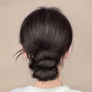 웨이브 똥머리 부분가발 LM0581 연습용가발 가발 시험