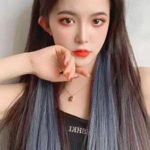 컬러 브릿지 헤어피스 6p세트 단발 긴머리 부분 장발