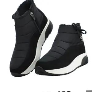 K28 따뜻한 방한슈즈 여성 패딩부츠 인조퍼안감 겨울