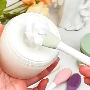 실리콘 브러쉬 팩붓 페이스 붓 그린 (WFJPWC6)