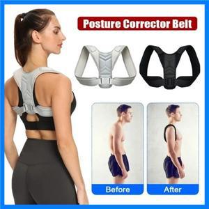 뒤 어깨 자세 교정기 조절 가능한 벨트 쇄골 척추 지원 몸 모양 바꾸기 홈 오피스 스포츠 상부 목 버팀대