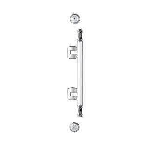 현관문 게이트아이문 손잡이 센터형 금속 핸들락 실버 1EA (WFJ5U8K)