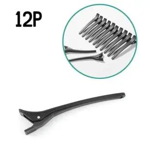 미용실 집게핀 핀컬핀 커트핀셋 앞머리 헤어핀 12P