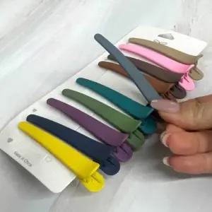 컬러믹스 앞머리 고정 헤어집게핀 10P 옆 삔