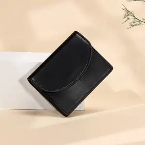 프리미엄 여자 3칸 심플 반지갑 지갑 동전지갑 데일리 (WFJ5X6P)