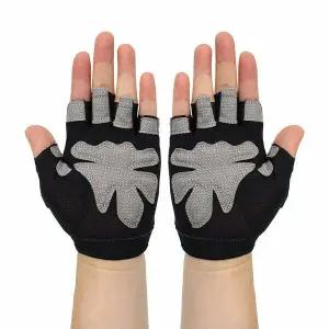 메쉬 여성 논슬립 헬스장갑 등산 웨이트 반장갑 M