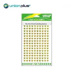 유니온플러스 하트스티커 홀로 6mm 라스티커 (WFK4B2G)