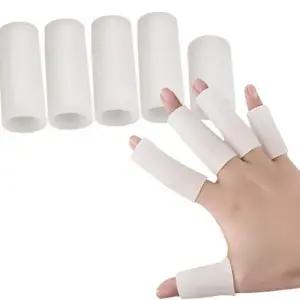 작업손가락골무 미끄럼방지 논슬립 화이트 잘라쓰는 핑거슬리브 5P (WFJ73O2)