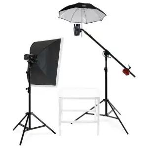 사진조명 BOO SU POTON150 세트 스튜디오 촬영 (WFJR4EL)
