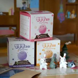 아임밤 미스플러스 핑퐁팡 4종 장난감이 들어있는 캐릭터바스볼 아기 입욕제