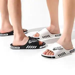 [하프클럽/]스포츠용 커플 슬리퍼 빅사이즈 쿠션 여름용 샌들 비치 실내화