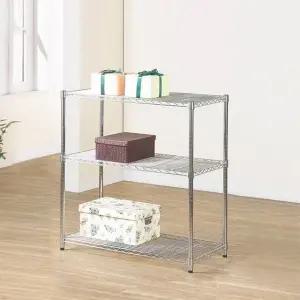 산업용선반 메탈랙 메탈선반 산업용메탈랙 3단금속선반 (WFJ75TH)