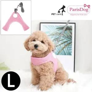 고품질 매쉬하네스 핑크 리드줄세트 촘촘 L (WFJRP9P)