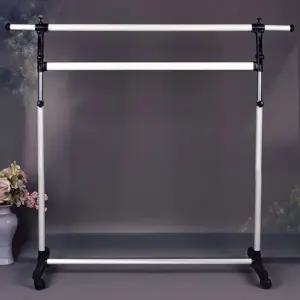 금속이동옷걸이 정리대 철제행거 조아이동옷걸이 (WFJ75VP)