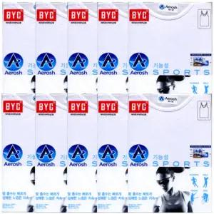 BYC 에어로쉬 스포츠 흡수속건 여런닝10매 BYA1116