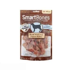 애견 간식 피넛 스마트본 미니 16p 작은 강아지 간식바 (WFK6NFN)