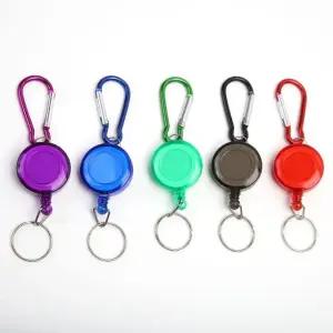 저렴한 키홀더 버클 릴고리 와이어 비너 늘어나 (WFJSPN4)