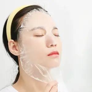 마스크 시트지 페이스 랩 얼굴 일회용 100매 비닐 팩 일회용페이스비닐팩