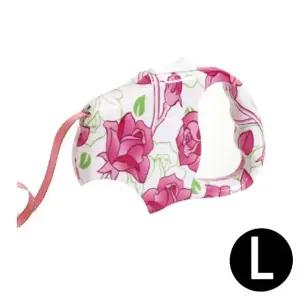 강아지 패션자동줄 L 장미꽃 프리고 자동줄 (WFJ7U76)