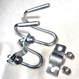 1PCS M6M8 고정 커넥터 튜브 스틸 크로스 볼트 304 도금 클램프 아연 파이프 비계 자형