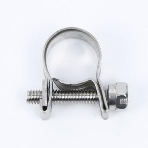 2피스 6-31mm 304 스테인레스 스틸 호스 후프 파이프 클램프 클립 미니 소형 연료 라인 디젤 가솔린 조정