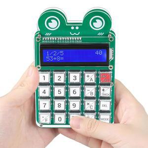 DIY 계산기 납땜 연습 키트, 빼기, 수학 STEM 교육용 6자리 위한 MiOYOOW 게임, 프로젝트, 학교 나눗셈, 더하기, 곱셈 전자제품을 및 학습