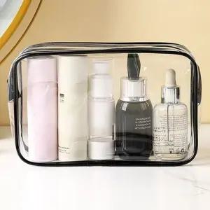 고품질 PVC 방수 투명파우치 세면도구 화장품 여행 소품 소 (WFK9FJ9)